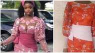 Nigerians react as lady left disappointed by tailor after she paid for stylish asoebi dress