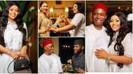 Regina Daniels shares new photos from Indimi's wedding, parties with billionaires: “Set your goals on fire”
