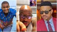 "Thunder fire you" - IK Ogbonna reacts as Alexx Ekubo embarrasses him, shares photo of his real hairless head