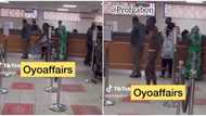 “Come and Beat Me”: Man Wearing Only Boxers Creates Scene in Bank, Nigerians React to Trending Video