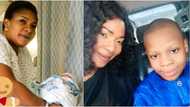 Actress Laide Bakare shares adorable throwback photo with son as he celebrates birthday
