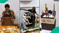 Nigerian baker creates cake replica of Mavin Mall in Lekki, video trends online
