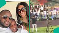 Ubi Franklin, Lilian Esoro turn up at their son's school Christmas party: "Let them marry again"