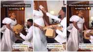 "Pressure is getting worse": Bride wows groom on wedding day, gifts him box filled with cash in cute video