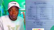 Young man displays his specific life goals from 2025 to 2049, his plans cause stir online