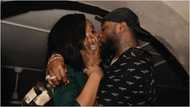 Davido shares photo of himself passionately kissing Chioma