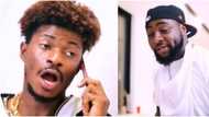 You're my boy, I'll help you: Comedian tells Davido as singer plays role of waiter in hilarious comedy skit