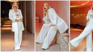 Fierce and regal: Tonto Dikeh served major boss lady vibes in all-white birthday look