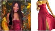Valentine's Day outfit inspiration: BBNaija star Erica sports beautiful red dress worth N30k