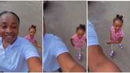 "She don dey throw uppercut": Video of kid dancing like adult excites Nigerians on social media, goes viral
