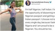 You dey brag with Indian passport: Funny reactions as dual citizen says she chose Nigeria over India