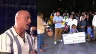 Man who worked as cleaner for over 20 years finally becomes a graduate, The Rock gives him many gifts