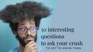 Interesting questions to ask your crush