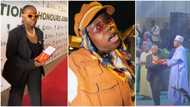 "Why she dey strong face?" Reactions trail moment Buhari conferred Teni with MON award, video trends