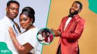 “Lateef no dey comfortable”: Mo Bimpe’s moment with Jide Awobona at Mama Deola's premiere sparks reactions