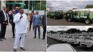 Governor Ugwuanyi unveils newly procured security vehicles in Enugu