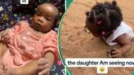 Nigerian mum speechless after seeing her baby's transformation at grandma's house