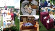 Photos of huge items Benue man gifted daughter at her traditional wedding wow many