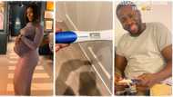 "I only asked for massage": Lady gets pregnant after one touch by husband, posts video of cute baby