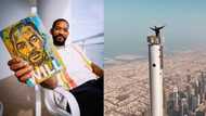 Will Smith climbs to the peak of Dubai's Burj Khalifa for his new YouTube series