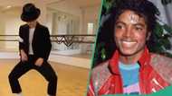Kid dances like Michael Jackson, performs sweet energetic moves