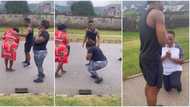 NSPPD's pastor Jerry Eze spotted on street in rare video, women 'rush' him and kneel before him