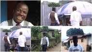 I dress corporately so that people who see me will buy the food I'm selling - Nigerian hawker reveals in video