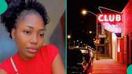 Lady who received unexpected breakup text from boyfriend hits club at night: "I no send your papa"