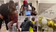 Lady throws 30BG themed birthday party in London, guests dress as Davido, singer makes surprise appearance