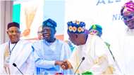 Tinubu, Shettima, Akpabio attend APC's NEC meeting as Ganduje elected chairman, photos emerge