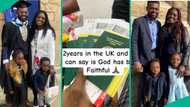 Nigerian lady celebrates two years of relocating to UK with family, shares inspiring story