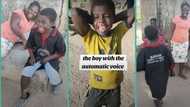 "He swallowed a whistle": Little boy speaks like machine in video, his electrifying voice stuns many