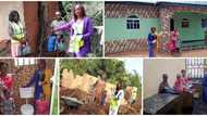 Nigerian lady demolishes widow's old mud house, builds her a fine 3-bedroom apartment within 2 months