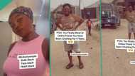 Nigerian lady laughs at height of man she had been chatting online for 4 years as they finally meet