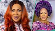 Video of souvenirs at Fathia Williams' dads burial trends, fans react: " Yoruba parties and doings"