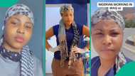 Nigerian lady who lives and works in Iraq shares video showing the job she does