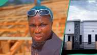 Young Nigerian man builds new house, unveils it on his birthday, captures the beautiful interior