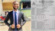 Young man breaks 9-year-old record as he graduates with a first-class, shares his almost perfect result