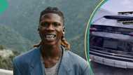 Seyi Vibez takes delivery of his new Lamborghini Urus, sits comfortably on it in viral video