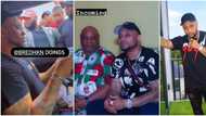 BRed arrives Nigeria, flaunts bundles of cash as he heads to Osun to support his dad ahead of guber election