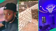 Nigerian man rejoices after completing his building project, video inspires many on TikTok