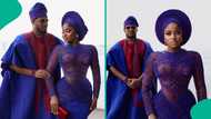 Fashion designer recreates Veekee James' gorgeous trad outfit, peeps rate her: "Good job"