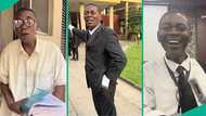 Video of elderly Nigerian man in law school inspires many on TikTok, people praise his determination