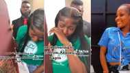 "This girl too dey cry": Reactions trail video of Hilda Baci shedding tears as lady gifts her frame