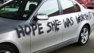 Someone wrote “Hope she was worth it” on my car – But I didn’t cheat, my wife was always by my side