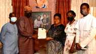 Emotional photos as Lagos govt officials visit Prophet TB Joshua's wife