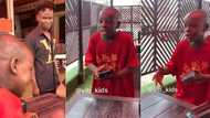 "He sounds like Don Jazzy": Little boy with amazing rap talent storms streets of Aba to sing for people, video trends