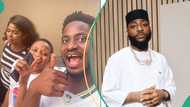 Davido: Neigbours trend as they take videos with Afrobeats star in their estate, netizens react