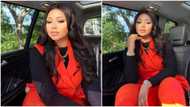 “I’m fragile like a bomb, not a flower”: Hot mama of 2 Regina Daniels brags, looks stunning in fiery outfit