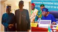 Buhari congratulates President Tinubu as he emerges ECOWAS Chairman, asks Nigerians for 1 favour